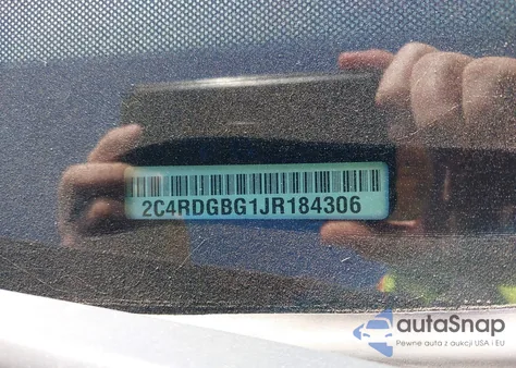 2018 Dodge Grand Caravan Se Plus from USA, damaged, VIN 2C4RDGBG1JR184306